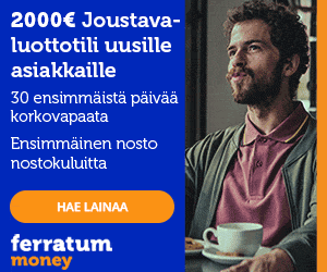 Ferratum joustoluotto 50-2000 € heti tilille | Kulutusluotto.info